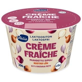 Valio crème fraîche 12 % paahdettu sipuli 200 g laktoositon