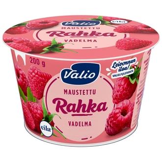 Valio maustettu rahka 200 g vadelma laktoositon
