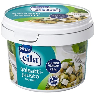 Valio salaattijuusto kuutiot 9 % 180 g laktoositon