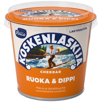 Valio Koskenlaskija® Ruoka & Dippi e250 g cheddar laktoositon