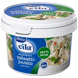 Valio salaattijuusto kuutiot yrtti 160 g laktoositon