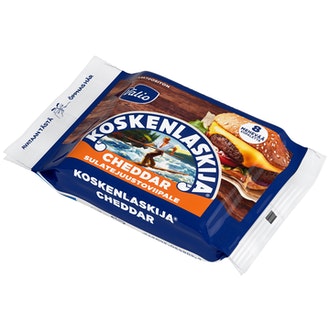 Valio Koskenlaskija® e200 g cheddar sulatejuustoviipale laktoositon