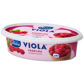 Valio Viola vadelmatuorejuusto 200g laktoositon