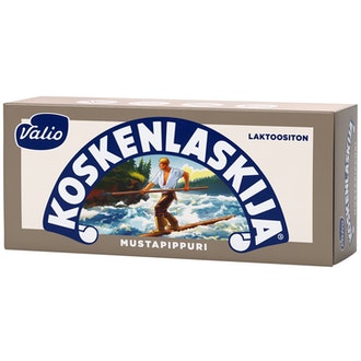 Valio Koskenlaskija sulatejuusto 250g mustapippuri laktoositon