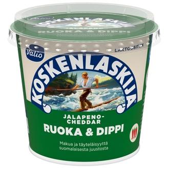 Valio Koskenlaskija® Ruoka & Dippi e250 g jalapeno-cheddar laktoositon