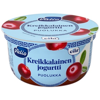 Valio kreikkalainen jogurtti 150 g puolukka laktoositon