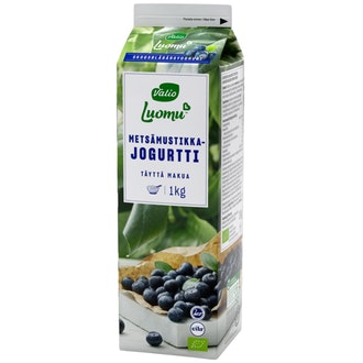 Valio Luomu™ jogurtti 1 kg metsämustikka laktoositon