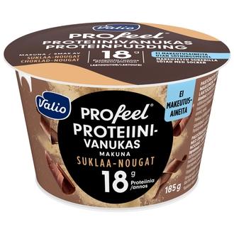 Valio PROfeel® proteiinivanukas 185 g suklaa-nougat makeutusaineeton laktoositon