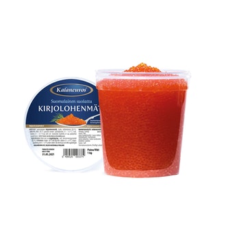 Kalaneuvos kirjolohen mäti 1 kg pakaste