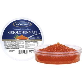 Kalaneuvos suomalainen suolattu kirjolohenmäti pakaste 150g
