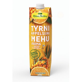 Riitan Herkku Tyrni-Appelsiini mehujuoma 1l