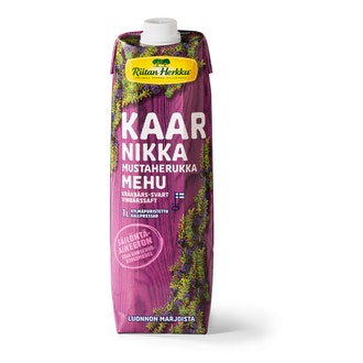 Riitan Herkku kaarnikka-mustaherukkamehu 1l