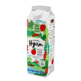 Juustoportti Hyvin sokeroimaton jogurtti 1kg omena laktoositon