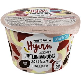 Juustoportti Hyvin proteiinivanukas 180 g banaani-suklaa laktoositon