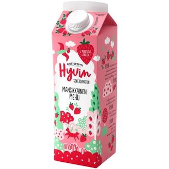 Juustoportti Hyvin mehu 1 l mansikkainen