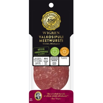 Wigren valkosipulimeetwursti 80g