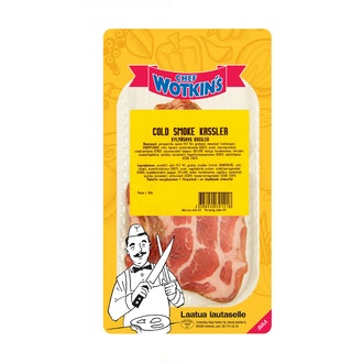 Chef Wotkins Kylmäsavustettu kassler 100g, siivutettu