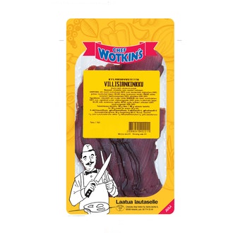 Chef Wotkins Kylmäsavustettu villisian kinkku 100g, siivutettu