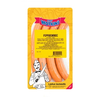 Chef Wotkin´s 240g Pippurinakki ruokamakkara