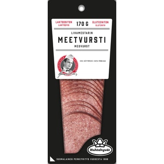 Huhtahyvät Lihamestarin Meetvursti 170g