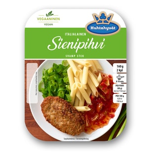 Huhtahyvät vegaaninen sieniburgerpihvi 160g