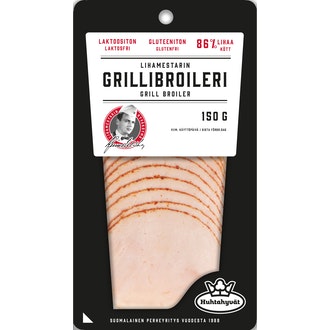 Huhtahyvät Lihamestarin grillibroileri 150g