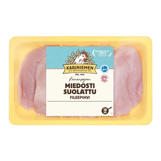 Kariniemen Kananpojan fileepihvi miedosti suolattu 1 kg