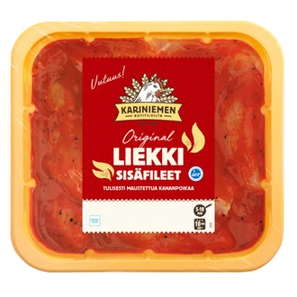 Kariniemen Kananpojan Liekkifilee sisäfileestä 400g