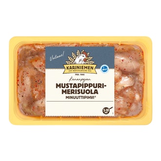Kariniemen Kananpojan Minuuttipihvi mustapippuri-merisuola 760g