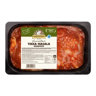 Kariniemen Kananpojan kanapata Tikka Masala 700g