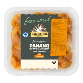 Kariniemen Gourmet Kananpojan Iso suikale fileestä Panang 400g