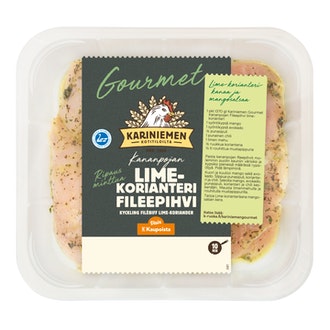 Kariniemen Gourmet Kananpojan Fileepihvi Lime-korianteri 370g