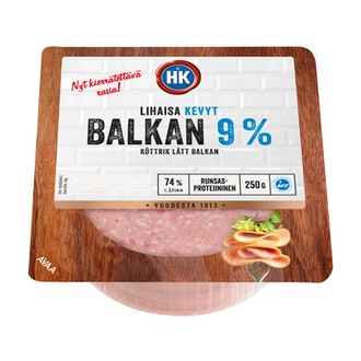 HK Lihaisa kevyt balkan 9% 250 g