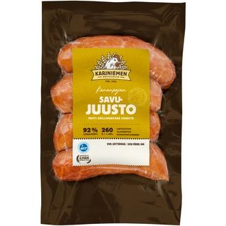 Kariniemen Kananpojan Savujuusto grillimakkara 260 g