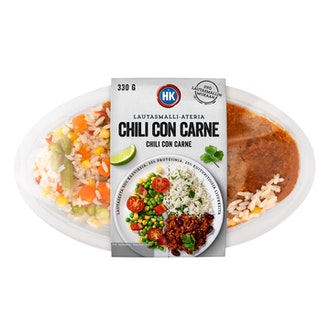 HK Lautasmalli chili con carne 330g
