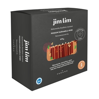 Jim Lim by Farang porsaan karamelli-ribs 610g kypsä