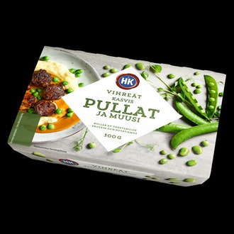 HK Vihreät pullat ja muusi-ateria 300g