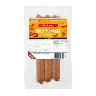 Wursti Maukkaat chorizo nakki 190g