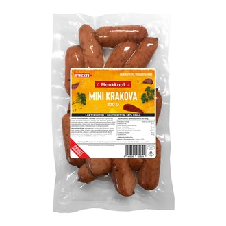 Wursti Maukkaat Mini Krakova nakki 200g