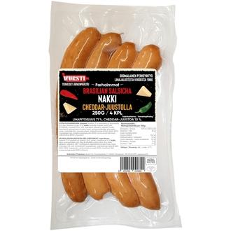 Wursti Parhaimmat Brasilian salsicha nakki 250g