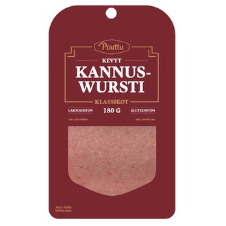 Pouttu kevyt kannuswursti 180g