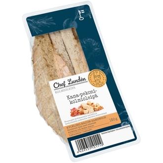 Chef Lundén Kana-pekonikolmioleipä 150g