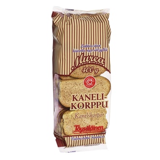 Töysäläinen murea sahattu kanelikorppu 400g