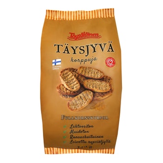 Töysäläinen murea täysjyväkorppu 340g