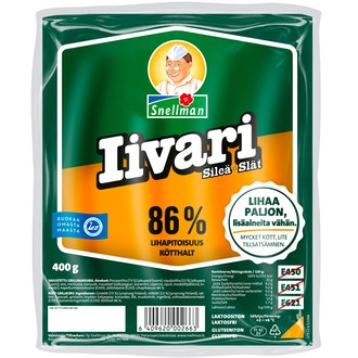 Snellman Iivari sileärakenteinen grillimakkara 400g