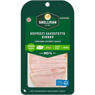 Snellman Ohuen ohut kevyesti savustettu kinkku 150g