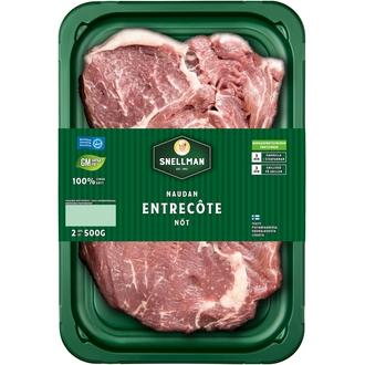 Snellman Naudan entrecote 2 kpl 500g