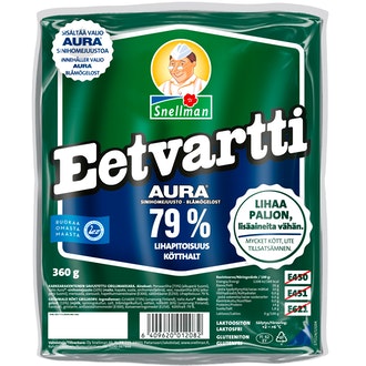 Snellman Aura Eetvartti grillimakkara 360g