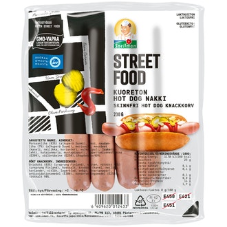 Snellman Street food hot dog deli 230g