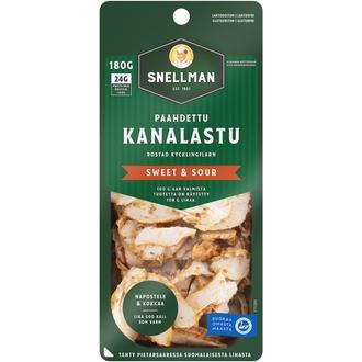 Snellman Paahdettu kana sweet&sour 180g
